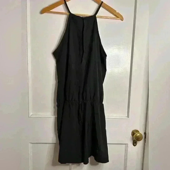 Favolook Black Halter One Piece Shorts Suit Size L - Picture 9 of 11